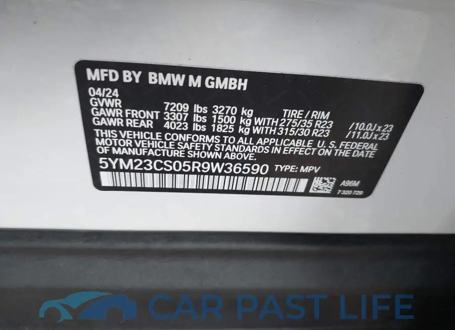 5YM23CS05R9W36590# 9