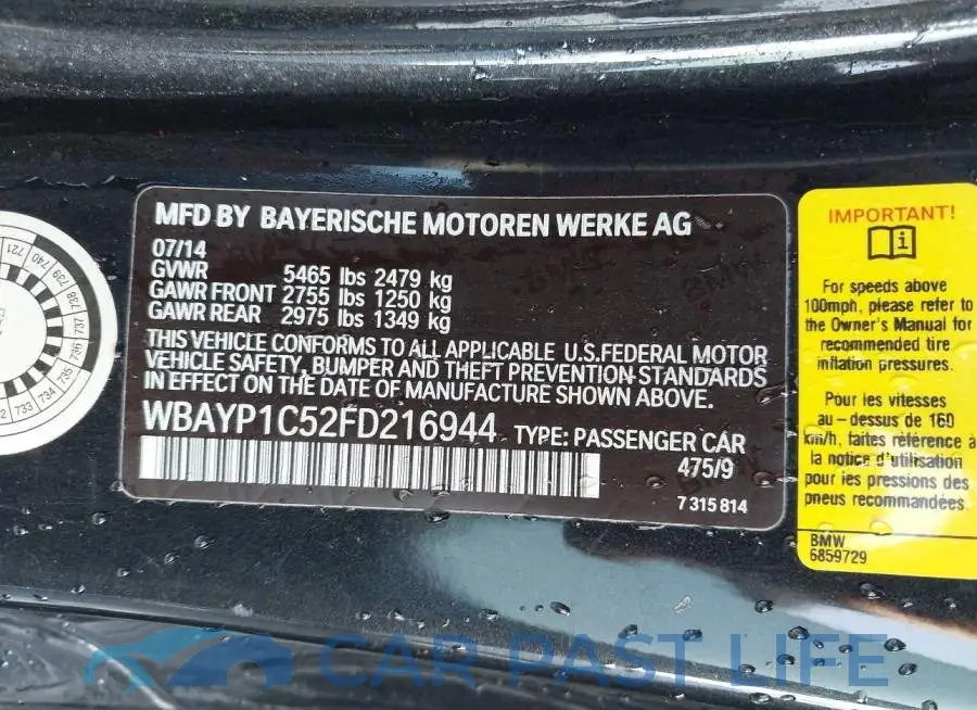 WBAYP1C52FD216944# 9