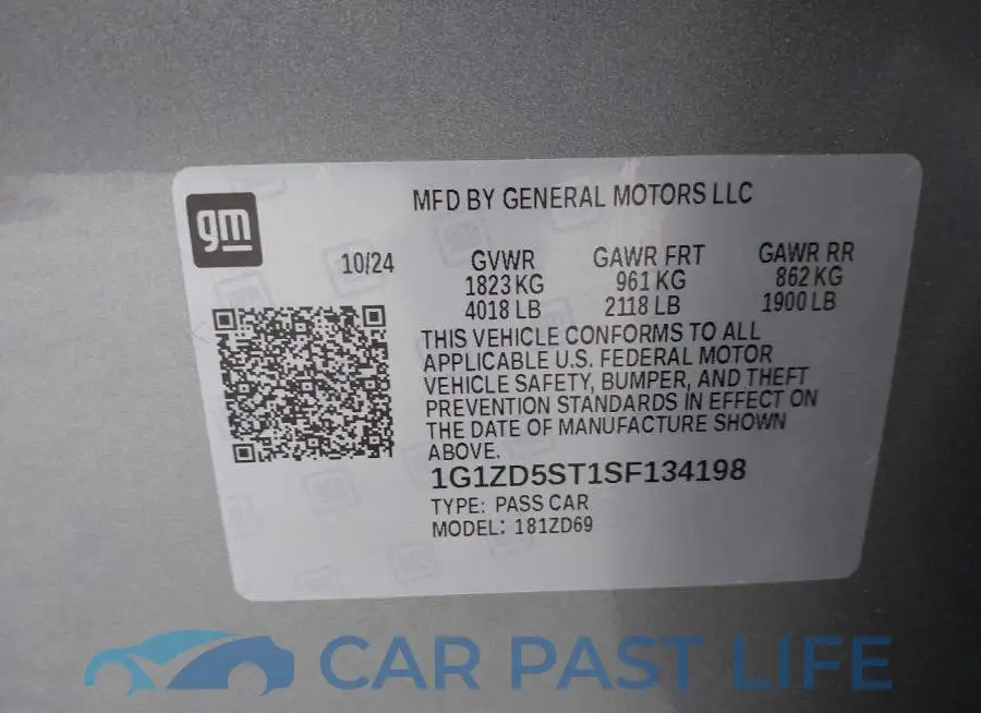 1G1ZD5ST1SF134198# 9
