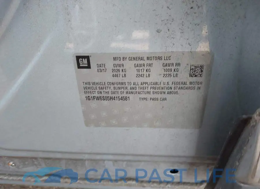 1G1FW6S05H4154581# 9