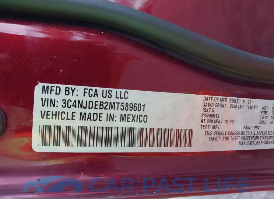 3C4NJDEB2MT589601# 9