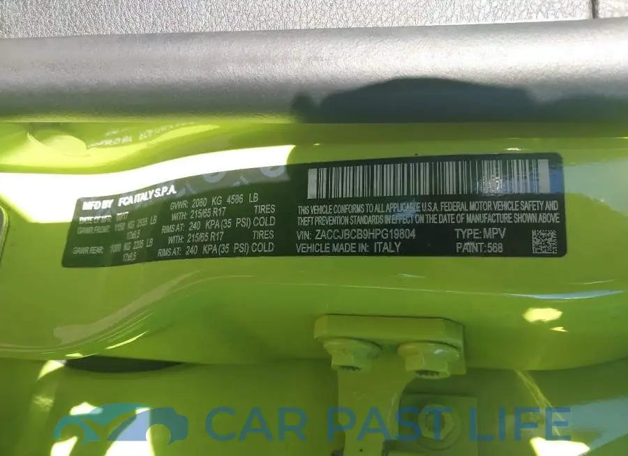 ZACCJBCB9HPG19804# 9