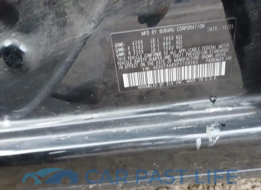 4S3GTAA6XP1709263# 9