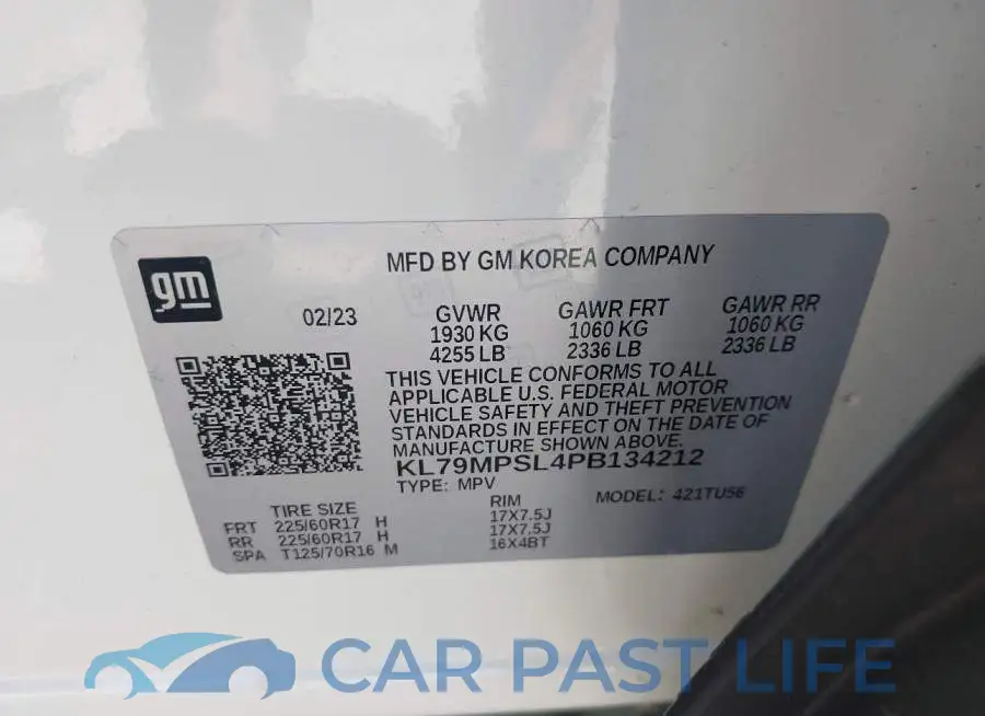 KL79MPSL4PB134212# 9
