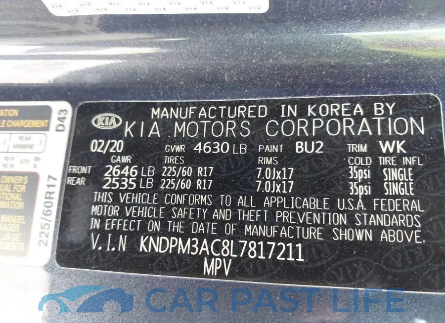 KNDPM3AC8L7817211# 9