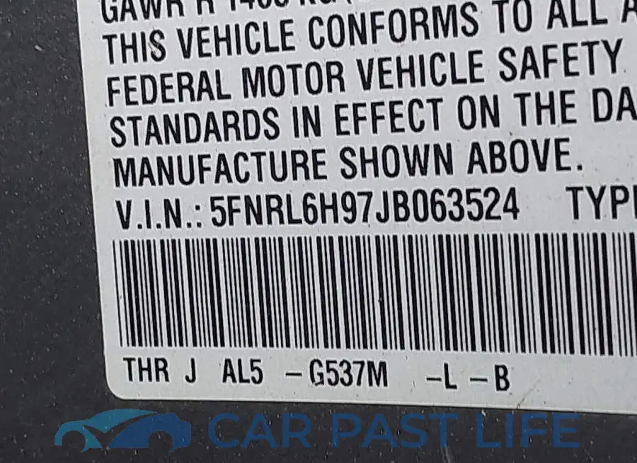 5FNRL6H97JB063524# 9