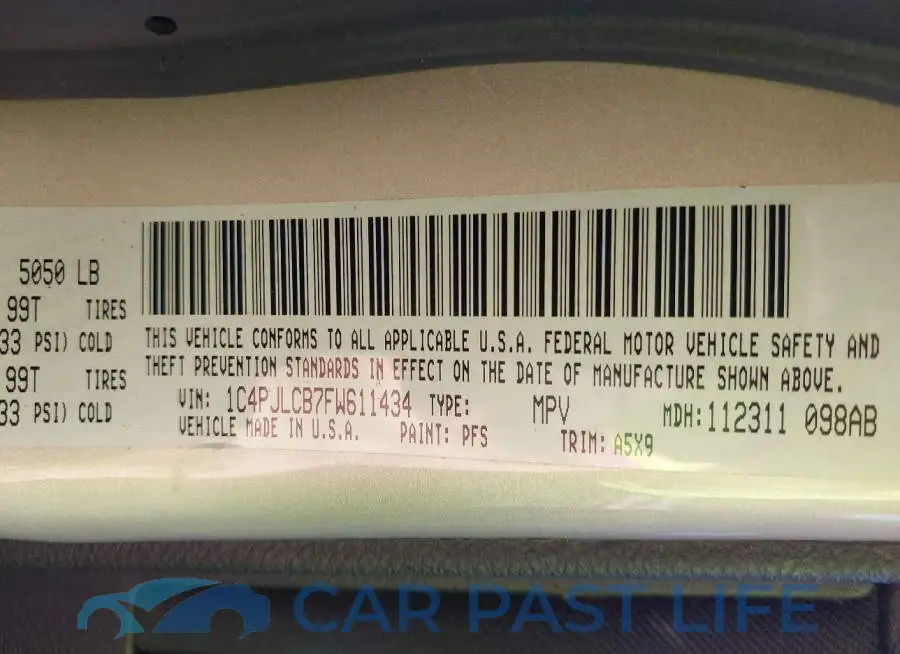 1C4PJLCB7FW611434# 9
