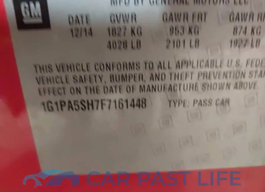 1G1PA5SH7F7161448# 9