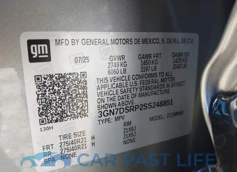 3GN7DSRP2SS248851# 9