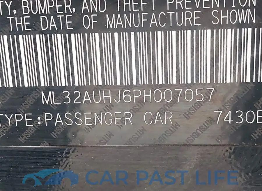 ML32AUHJ6PH007057# 9