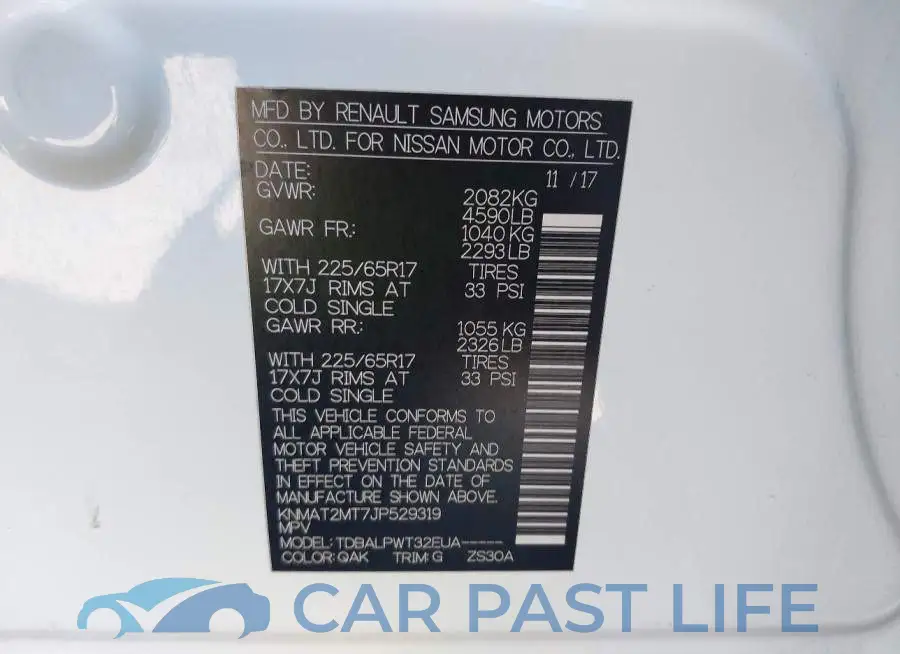 KNMAT2MT7JP529319# 9