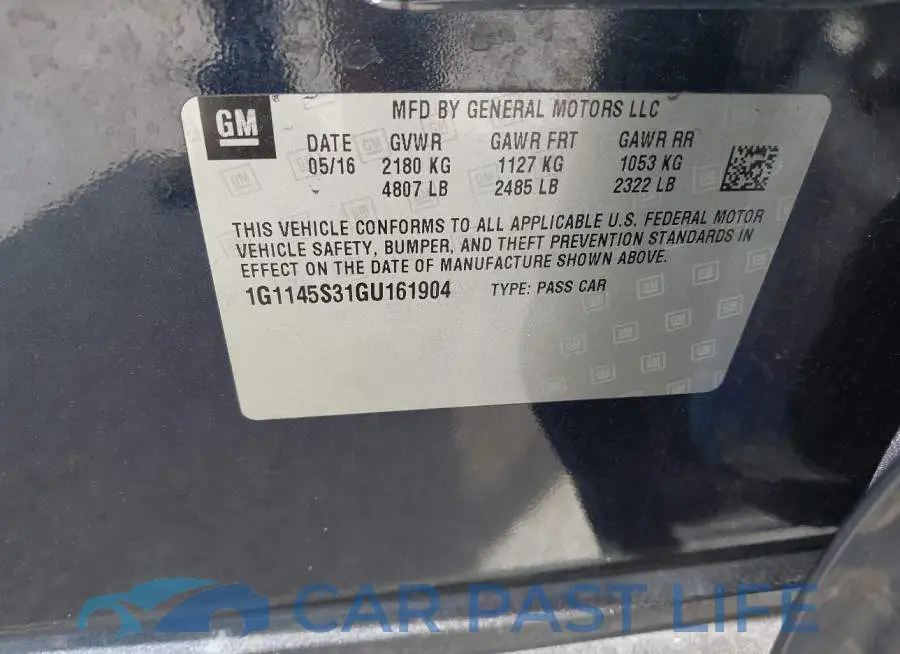 1G1145S31GU161904# 9