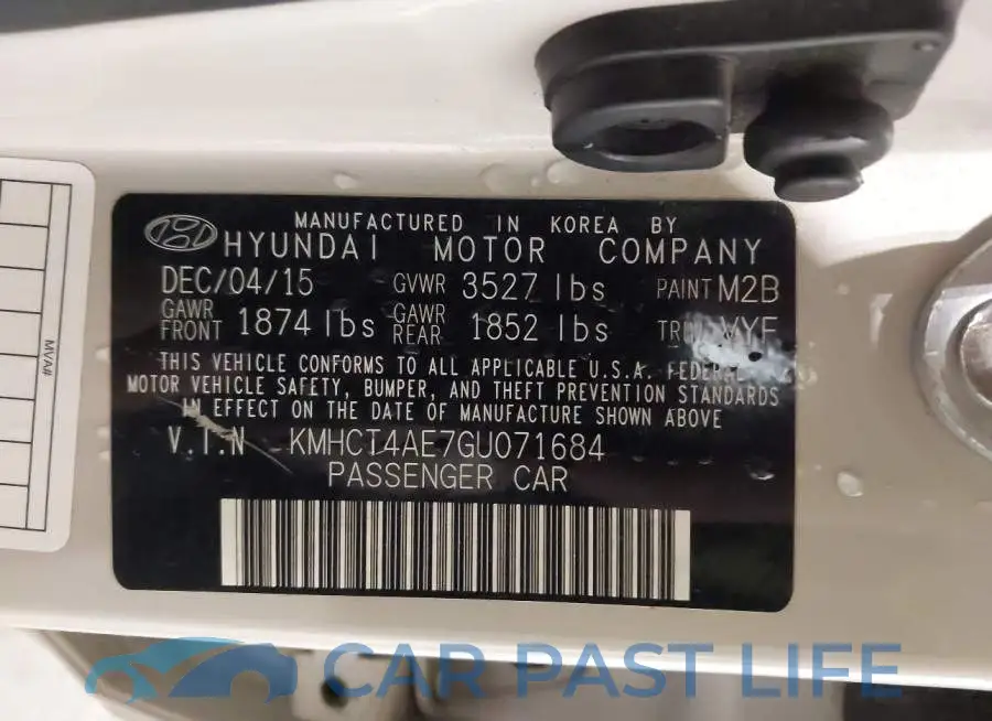 KMHCT4AE7GU071684# 9
