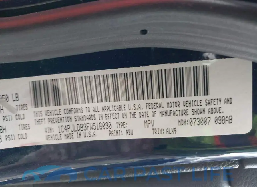 1C4PJLDB3FW516030# 9