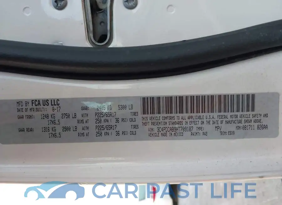 3C4PDCAB9HT709187# 9