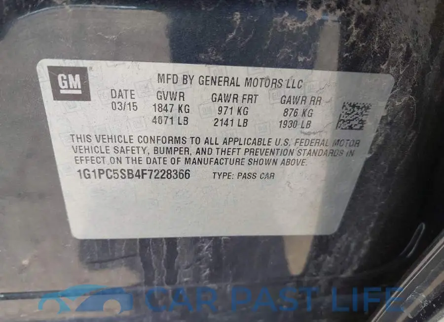 1G1PC5SB4F7228366# 9