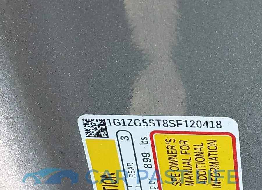 1G1ZG5ST8SF120418# 9