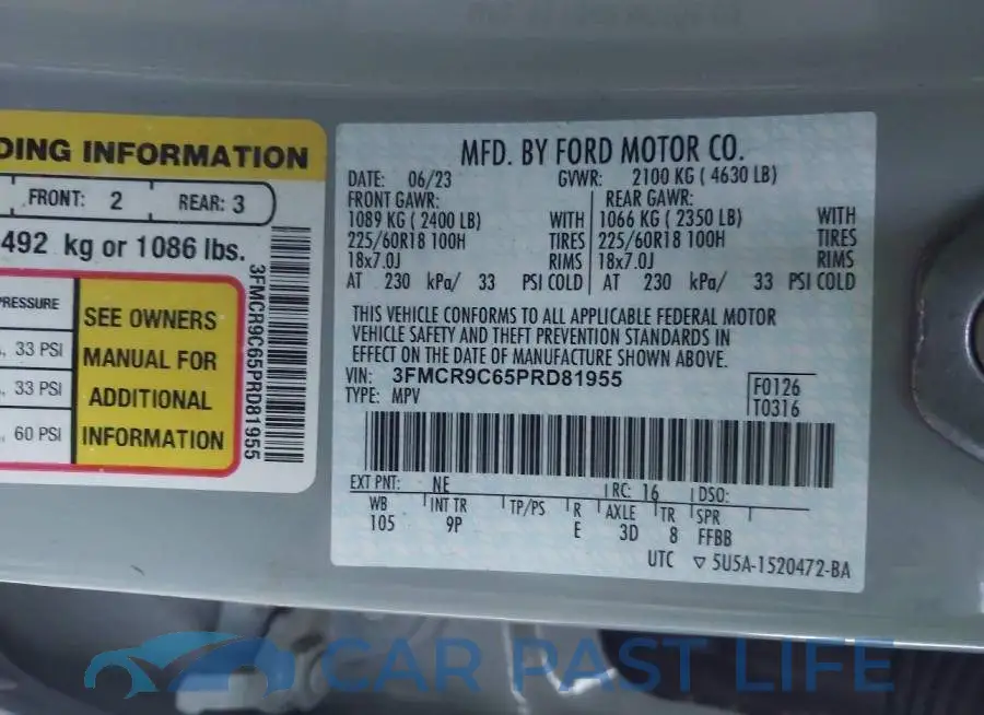 3FMCR9C65PRD81955# 9