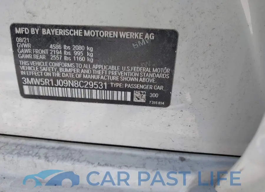 3MW5R1J09N8C29531# 9