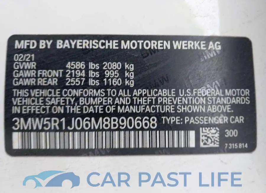 3MW5R1J06M8B90668# 9