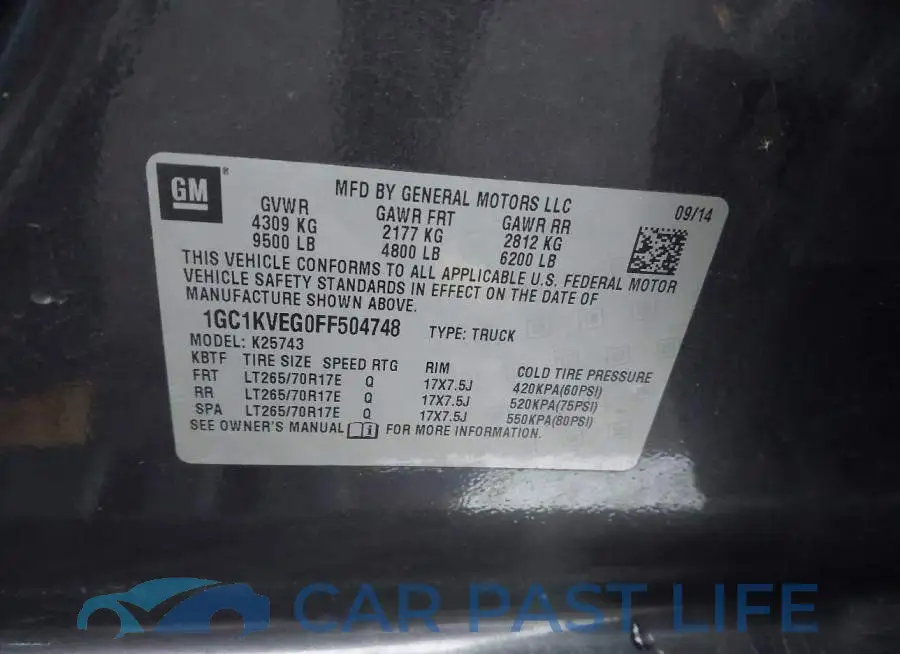 1GC1KVEG0FF504748# 9
