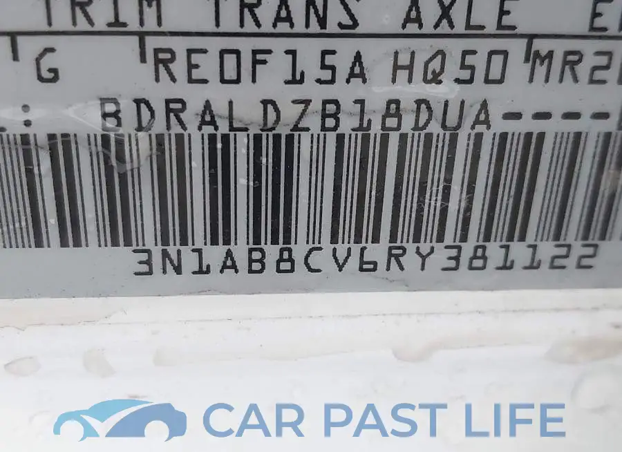 3N1AB8CV6RY381122# 9