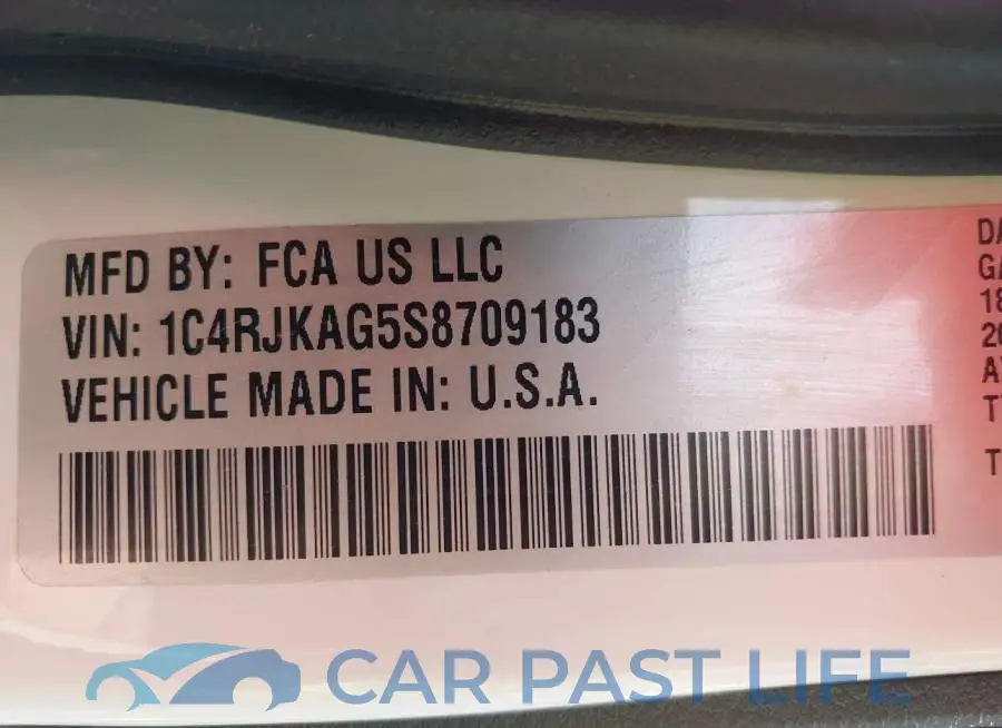 1C4RJKAG5S8709183# 9