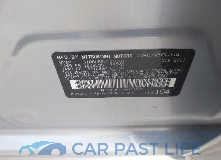ML32FUFJ1NHF02500# 9