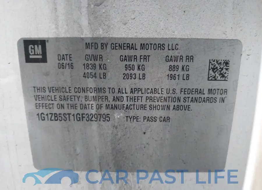 1G1ZB5ST1GF329795# 9