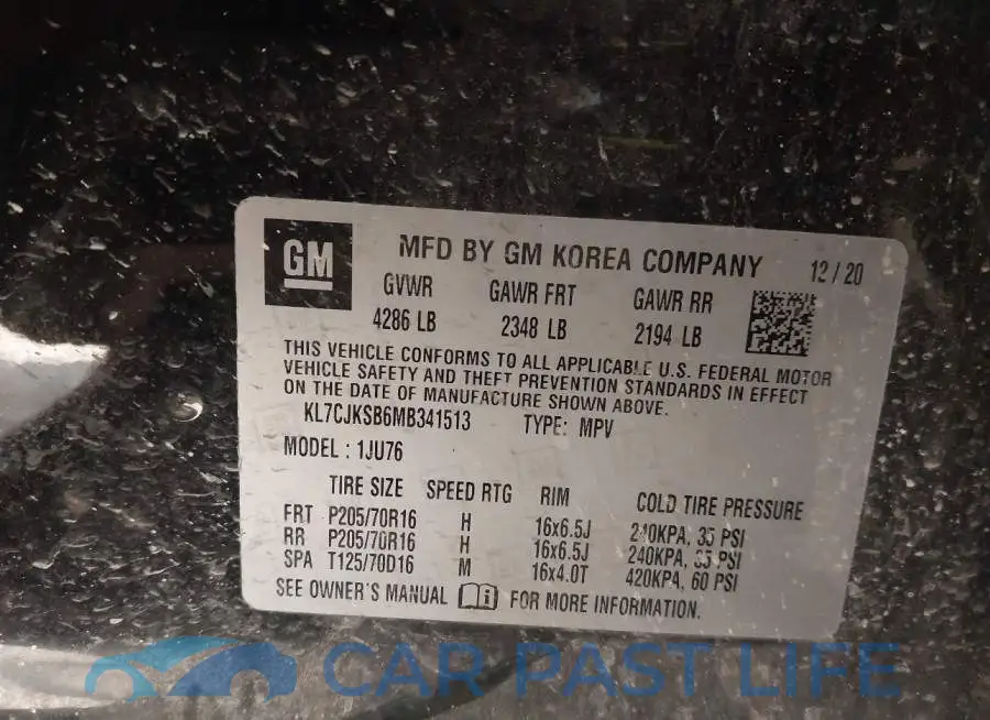 KL7CJKSB6MB341513# 9
