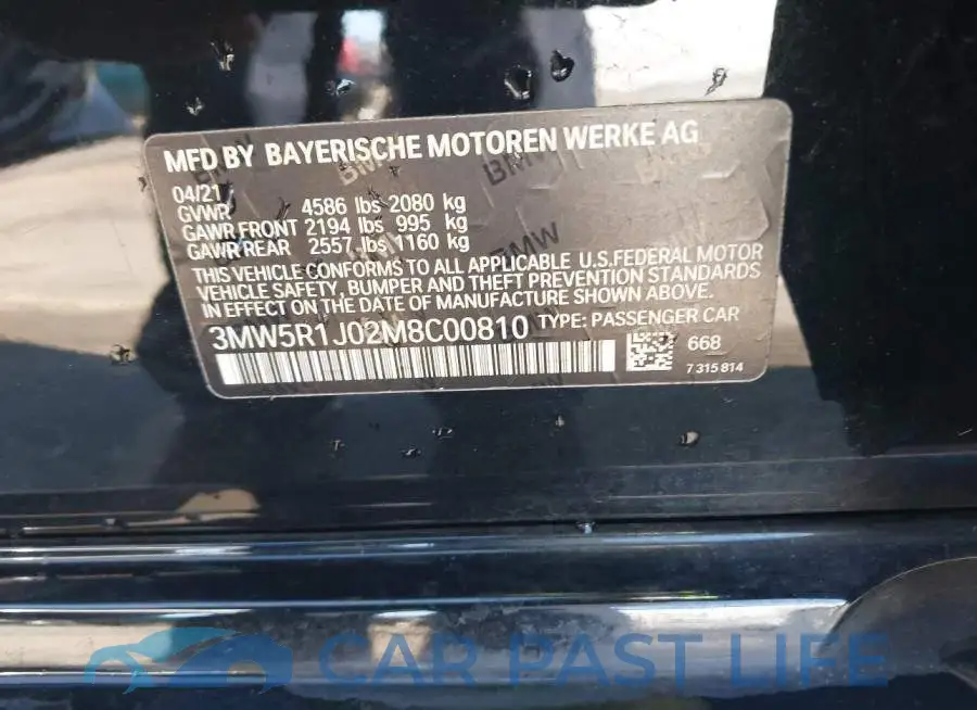 3MW5R1J02M8C00810# 9
