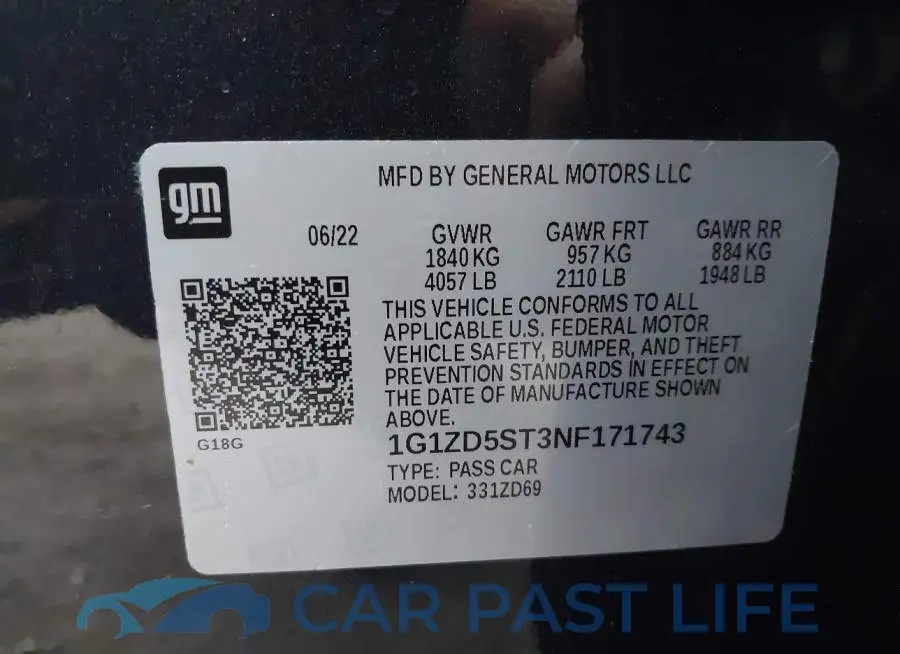 1G1ZD5ST3NF171743# 9