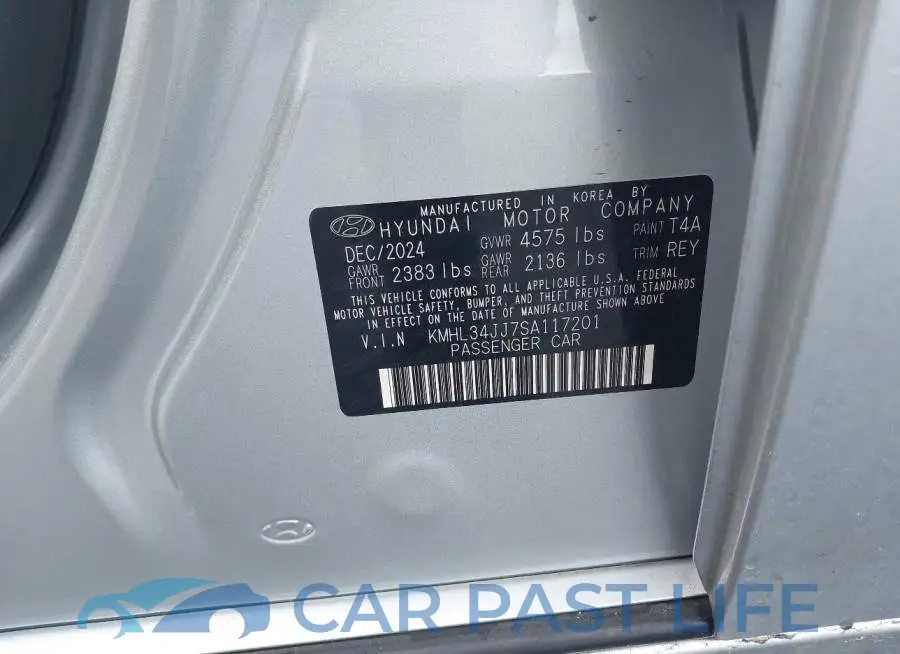 KMHL34JJ7SA117201# 9
