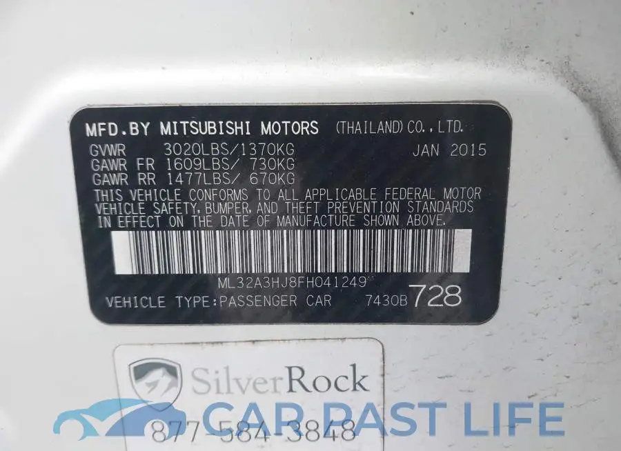ML32A3HJ8FH041249# 9