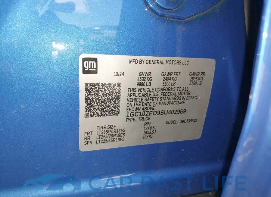 1GC10ZED9SU402969# 9