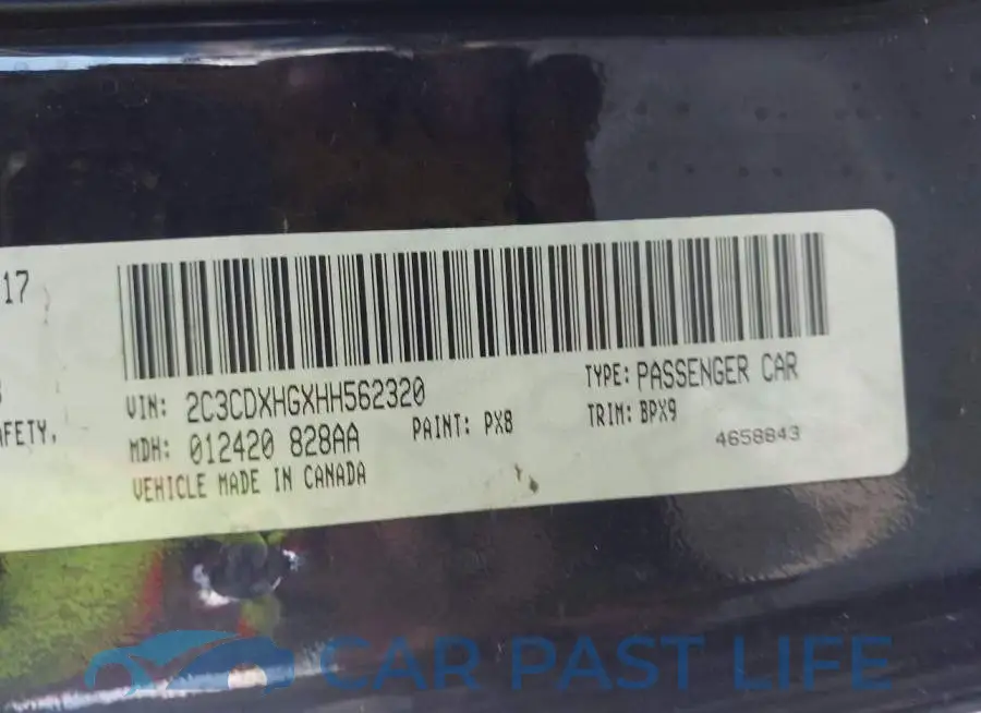 2C3CDXHGXHH562320# 9