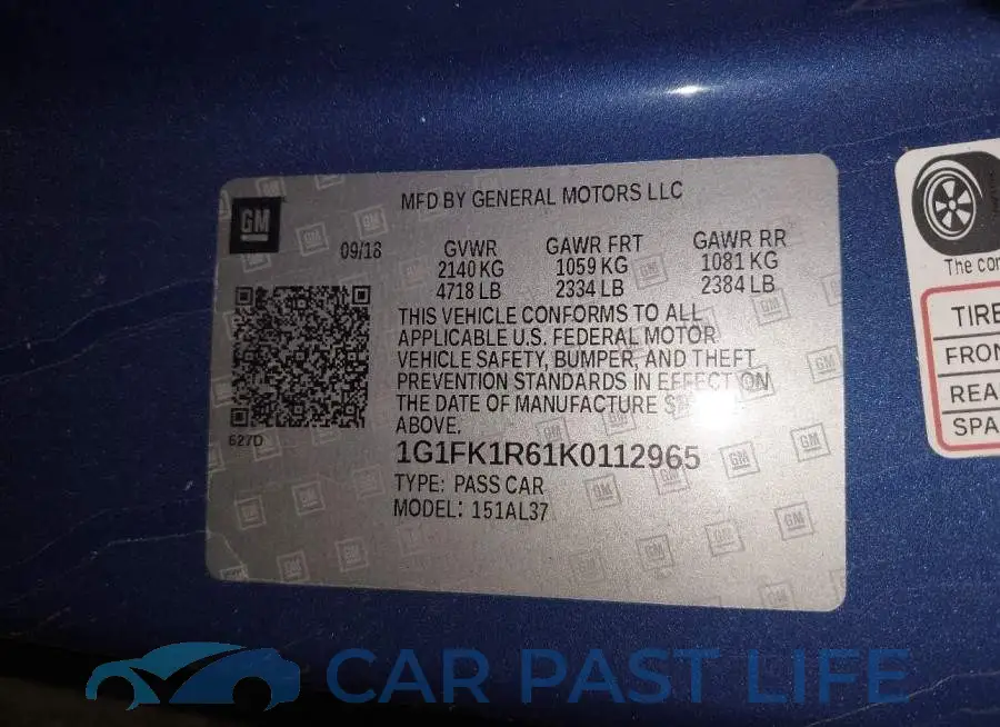 1G1FK1R61K0112965# 9