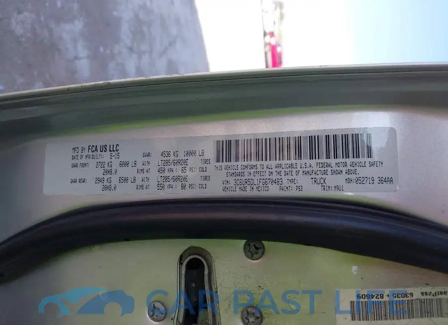 3C6UR5DL1FG670483# 9