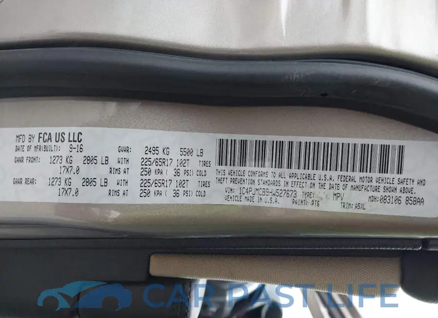 1C4PJMCB9HW527673# 9