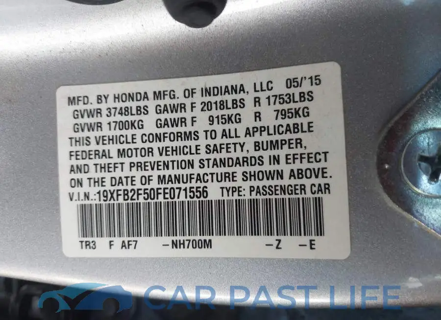 19XFB2F50FE071556# 9