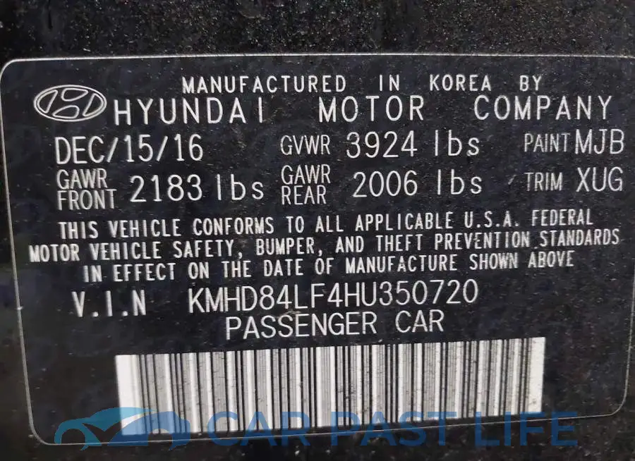 KMHD84LF4HU350720# 9