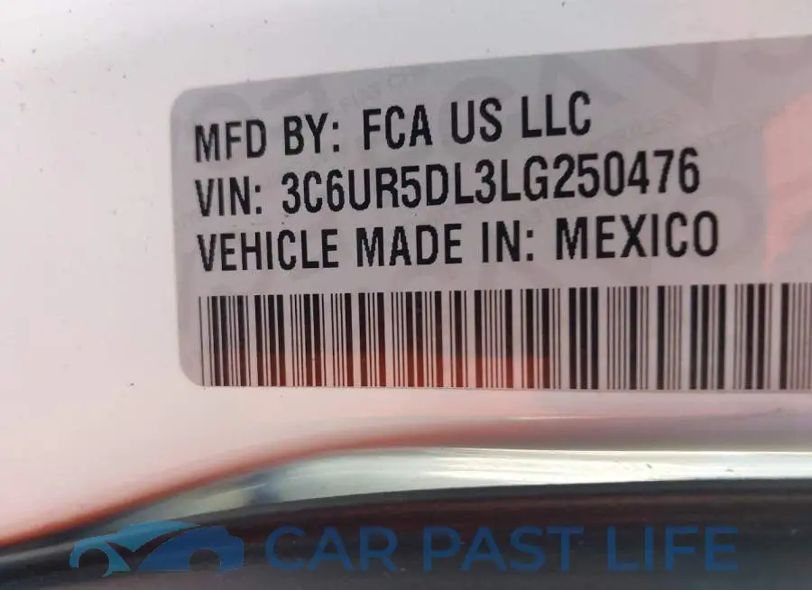 3C6UR5DL3LG250476# 9