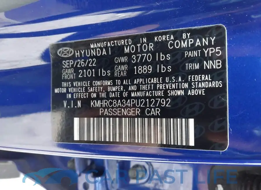 KMHRC8A34PU212792# 9