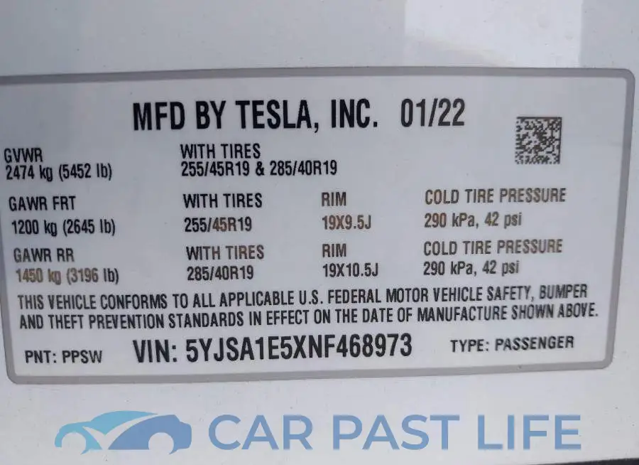 5YJSA1E5XNF468973# 9
