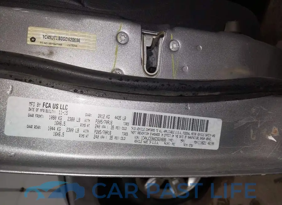 1C4NJCEB0GD620686# 9