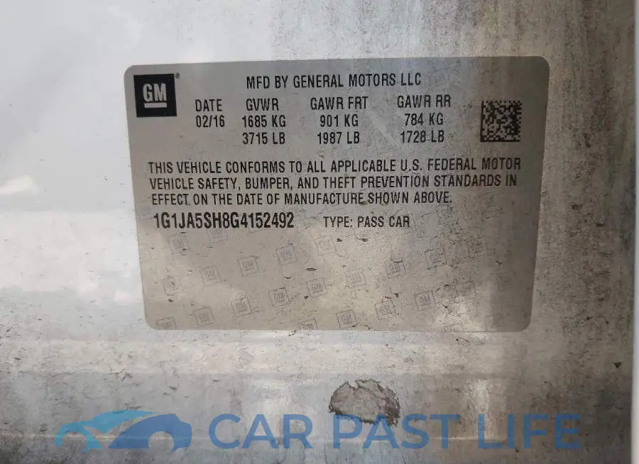 1G1JA5SH8G4152492# 9