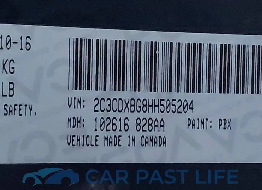 2C3CDXBG8HH505204# 9
