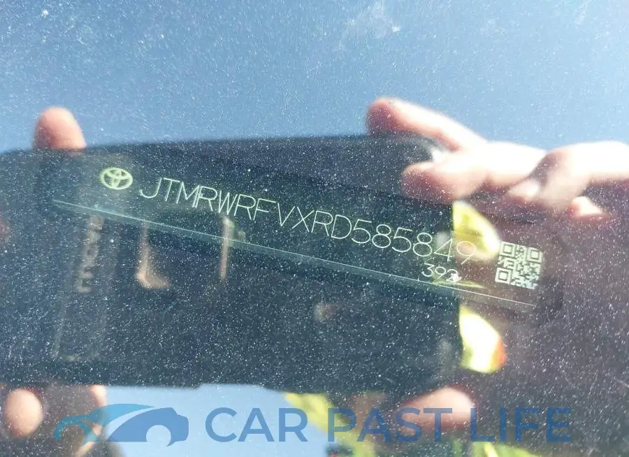 JTMRWRFVXRD585849# 9