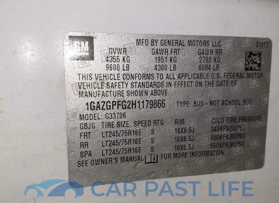 1GAZGPFG2H1179866# 9
