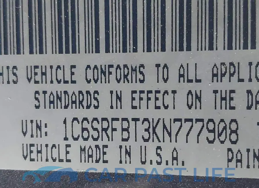 1C6SRFBT3KN777908# 9